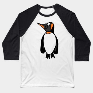 Penguin design, A cute, pretty, beautiful penguin drawing. Baseball T-Shirt